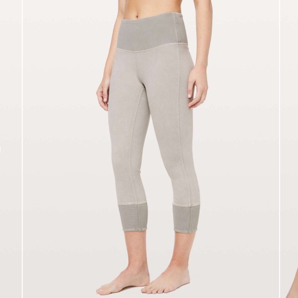 Lululemon Wunder Under Crop 23" *Ribbed